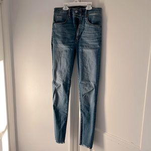 A&F ultra high rise super skinny jean